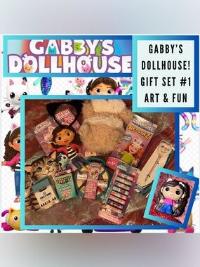 NEW: KID PACK - Over 18 ITEMS GABBY’S DOLLHOUSE! THEMED GIFT SET - Set 1